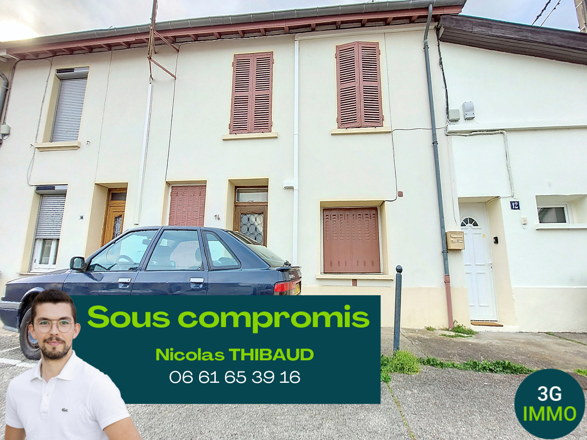 Vente Maison 60m² 3 Pièces à Vénissieux (69200) - 3G Immobilier